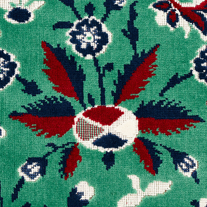 Schumacher Saint Ambrose Velvet Jade Fabric Sample 80170