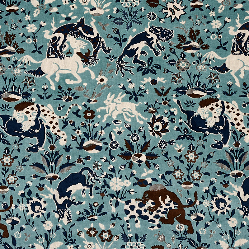 Schumacher Saint Ambrose Velvet Cadet Fabric 80171