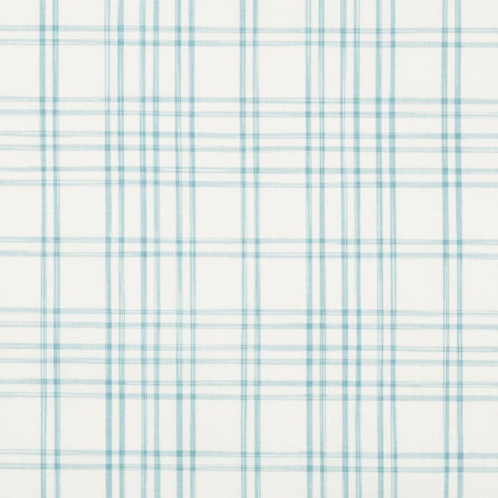 Brunschwig & Fils Banon Plaid Turquoise Fabric Sample 8017100.13.0