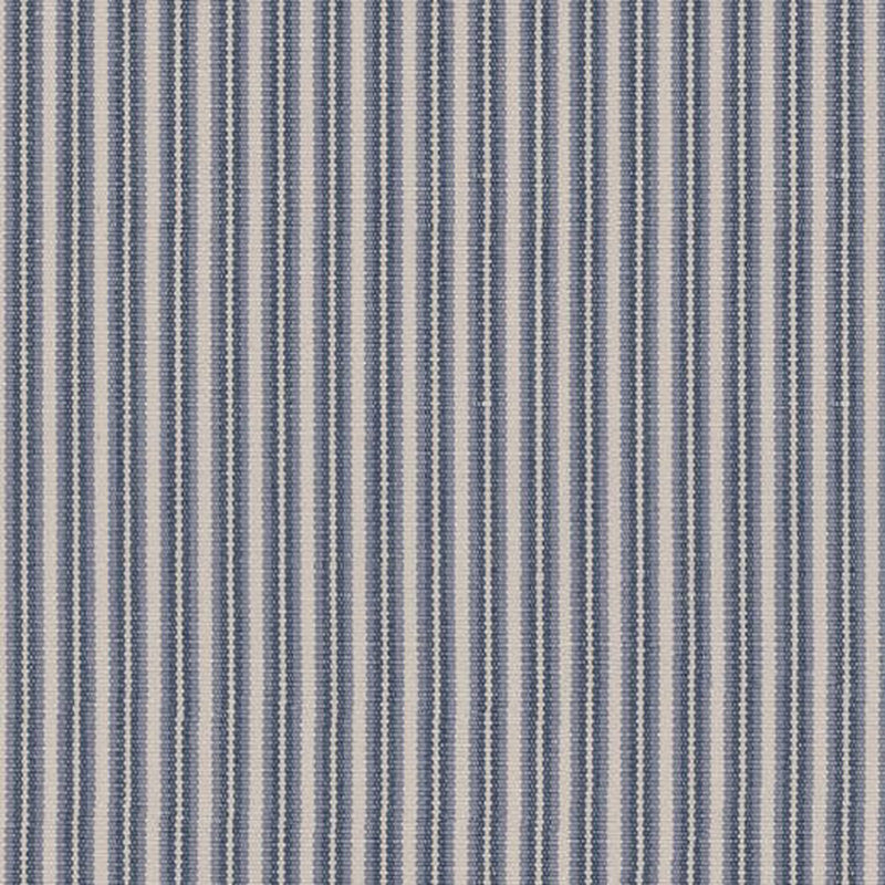 Brunschwig & Fils Chamas Stripe Indigo Fabric Sample 8017103.50.0