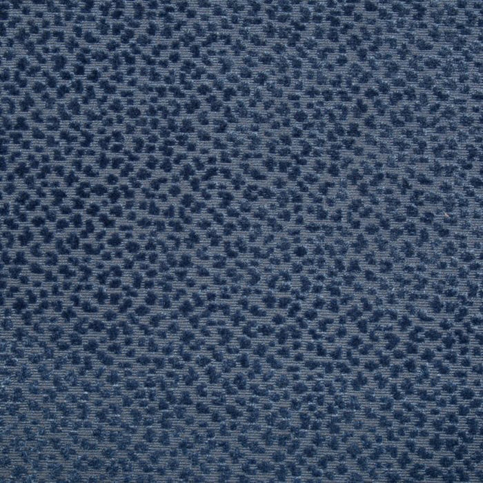 Brunschwig & Fils La Panthere Velvet Blue Fabric Sample 8017126.5.0