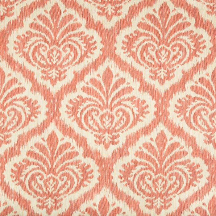 Brunschwig & Fils Durbar Tait Strie Ii Rose Fabric Sample 8017137.717.0