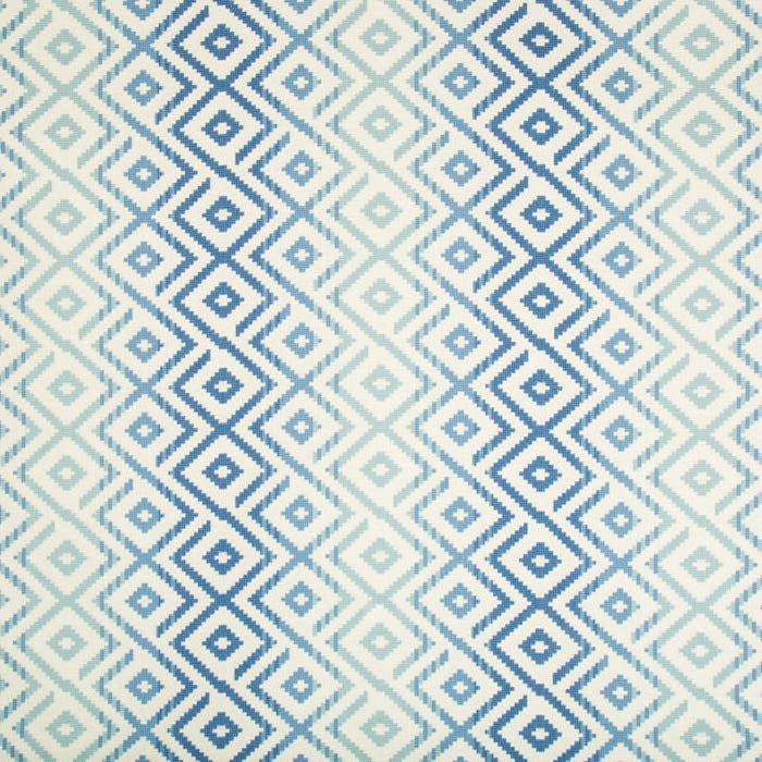 Brunschwig & Fils Paloma Woven Marine Fabric Sample 8017145.5.0