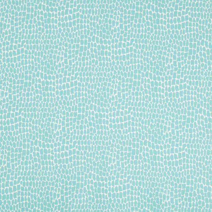 Brunschwig & Fils Nile Print Aqua Fabric Sample 8017154.13.0