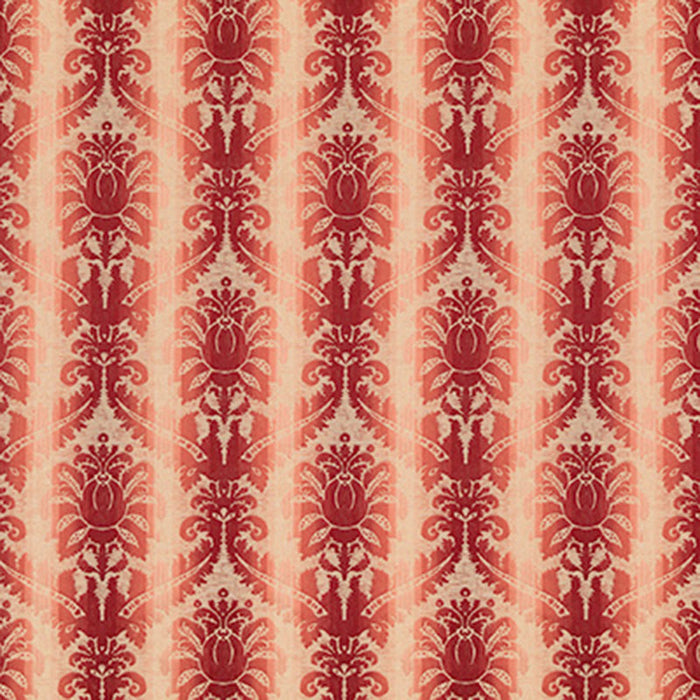 Brunschwig & Fils Poivre Damask Red Fabric Sample 8018106.19.0