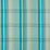 Brunschwig & Fils La Comelle Plaid Aqua Fabric Sample 8018108.13.0