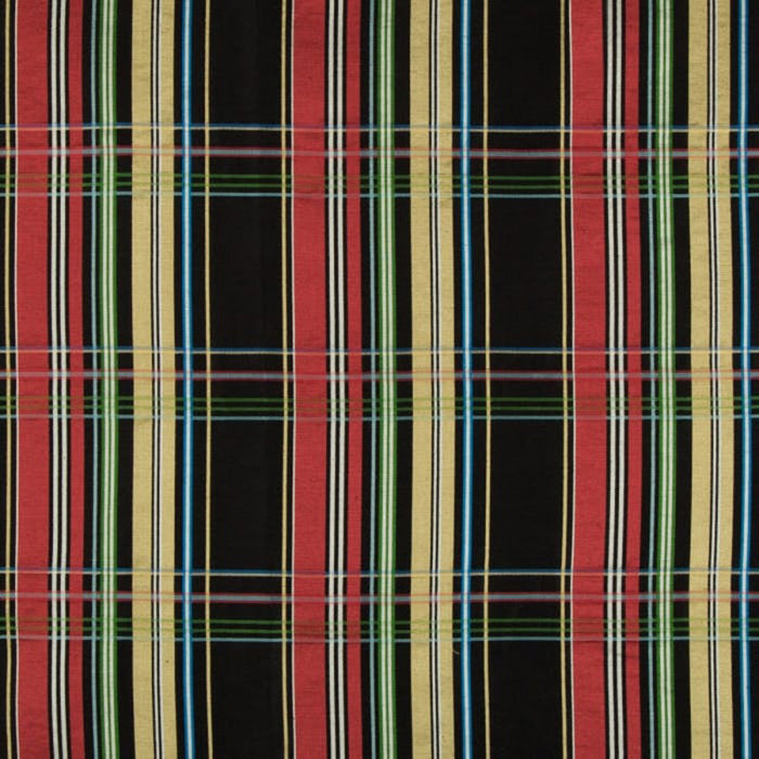 Brunschwig & Fils La Comelle Plaid Onyx Fabric Sample 8018108.8.0