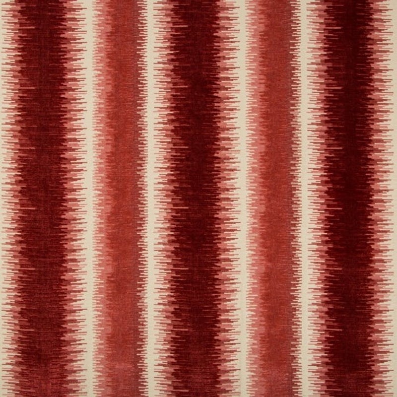 Brunschwig & Fils Bromo Velvet Red Fabric Sample 8018115.197.0