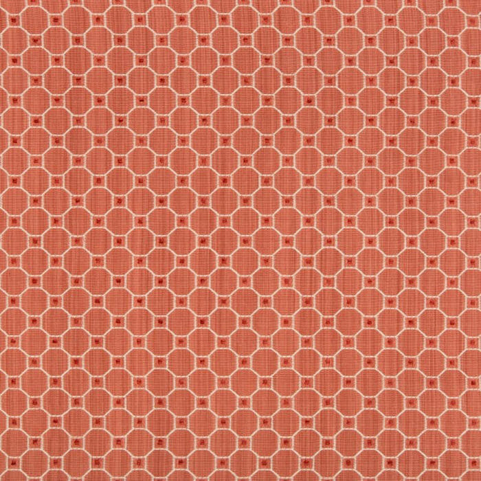 Brunschwig & Fils Tanneurs Woven Coral Fabric Sample 8019123.197.0