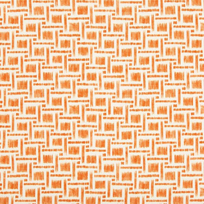 Brunschwig & Fils Mira Print Orange Fabric Sample 8019135.12.0