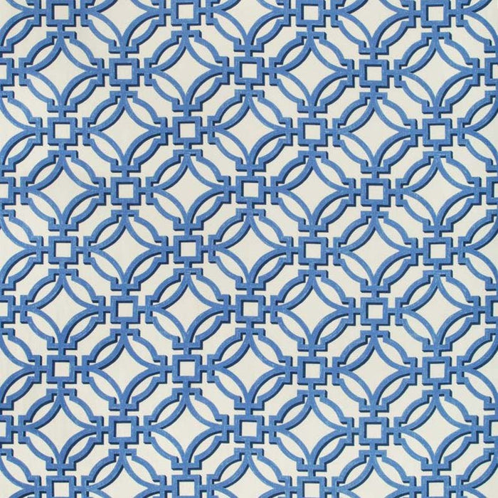 Brunschwig & Fils Salvy Print Porcelain Fabric Sample 8019136.55.0