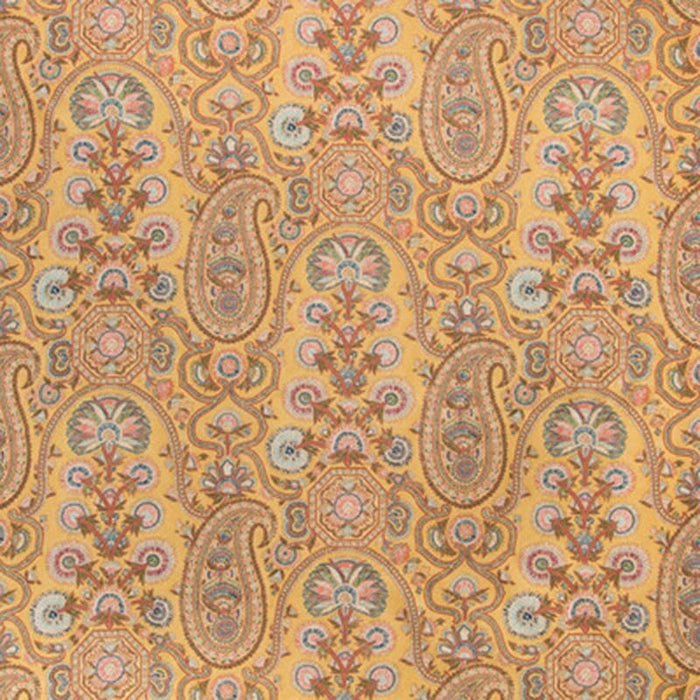 Brunschwig & Fils Saraya Print Saffron Fabric Sample 8020100.4593.0