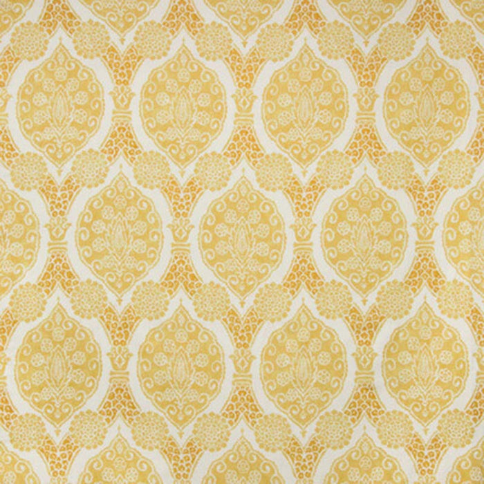 Brunschwig & Fils Sufera Print Canary Fabric Sample 8020103.40.0