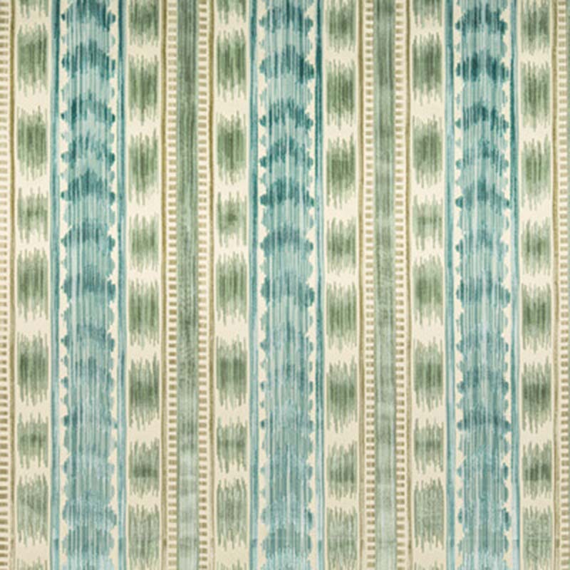 Brunschwig & Fils Bayeaux Velvet Aqua Fabric Sample 8020117.133.0