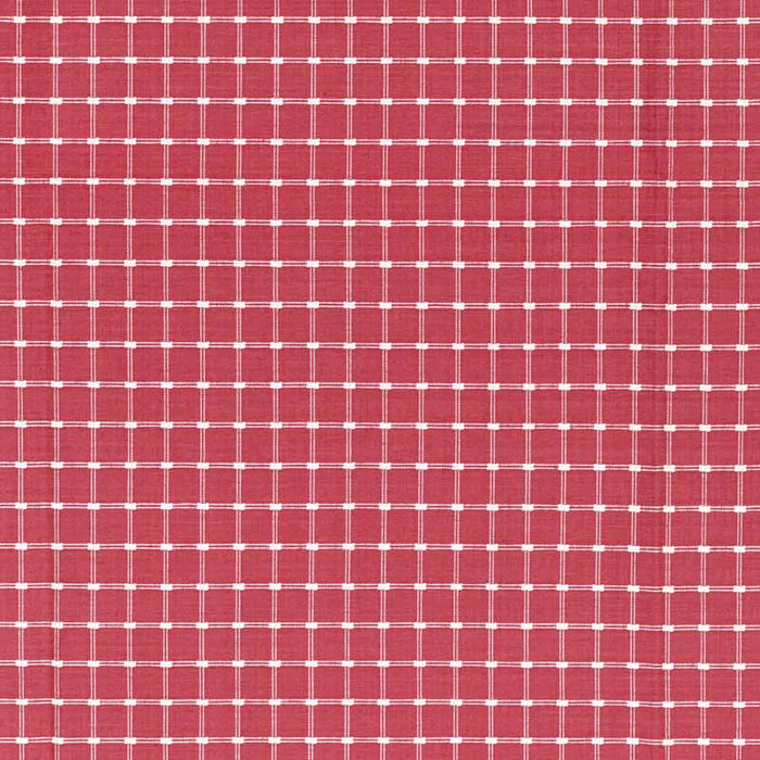 Brunschwig & Fils Lison Check Berry Fabric Sample 8022116.77.0