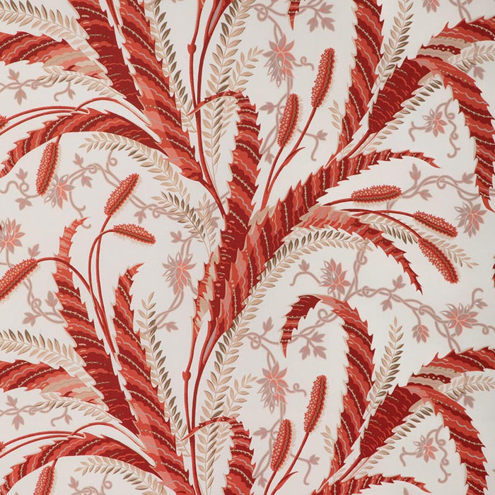 Brunschwig & Fils Vernay Print Red Fabric 8023101.19.0