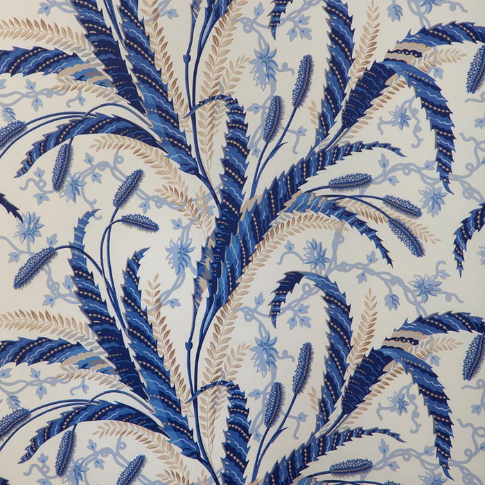 Brunschwig & Fils Vernay Print Blue Fabric 8023101.5.0