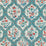 Brunschwig & Fils Ventoux Print Teal/Rose Fabric 8023102.353.0