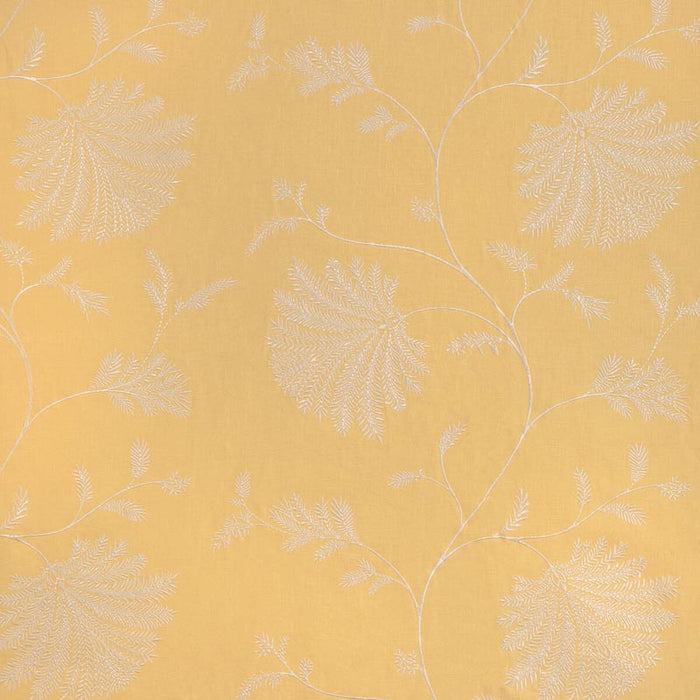 Brunschwig & Fils Maelle Emb Canary Fabric Sample 8023116.40.0