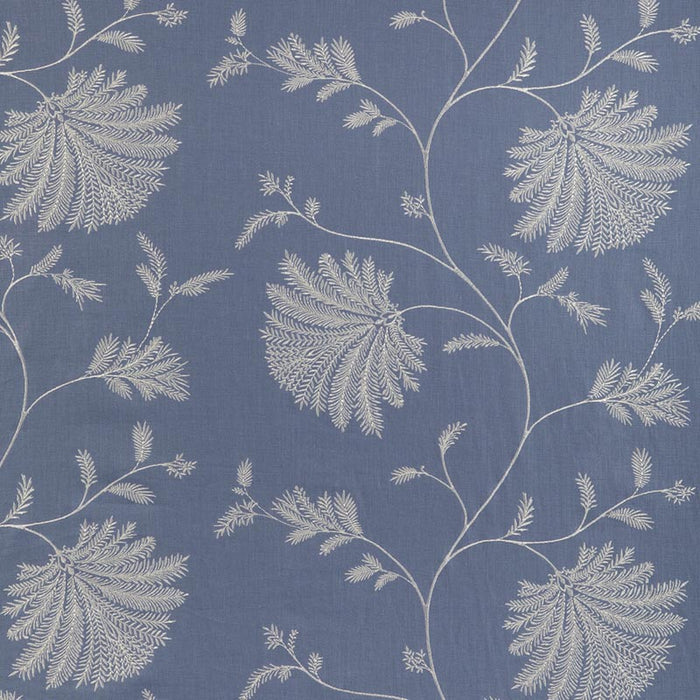 Brunschwig & Fils Maelle Emb Blue Fabric 8023116.5.0