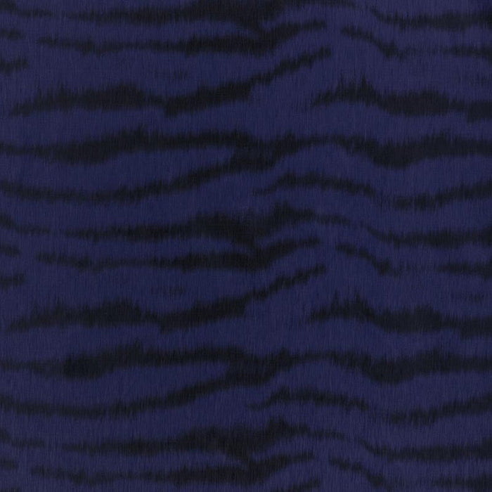 Brunschwig & Fils Tigre Warp Print Lapis Fabric Sample 8023137.5.0