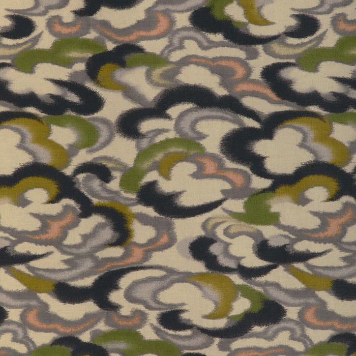 Brunschwig & Fils Stratus Print Peridot/Gold Fabric Sample 8023138.34.0