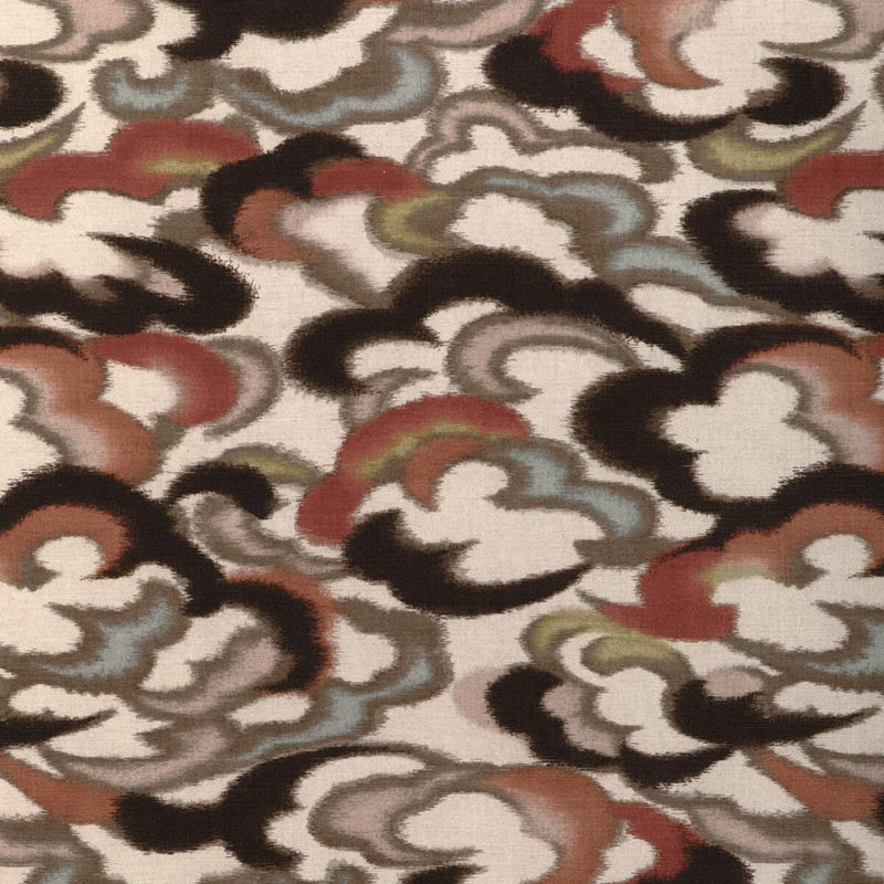 Brunschwig & Fils Stratus Print Clay/Multi Fabric 8023138.3524.0