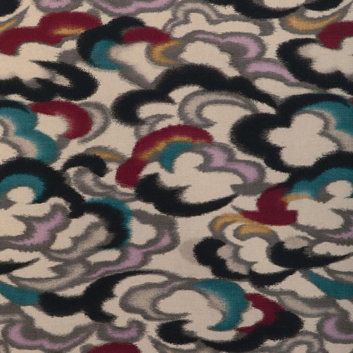 Brunschwig & Fils Stratus Print Teal/Multi Fabric Sample 8023138.913.0