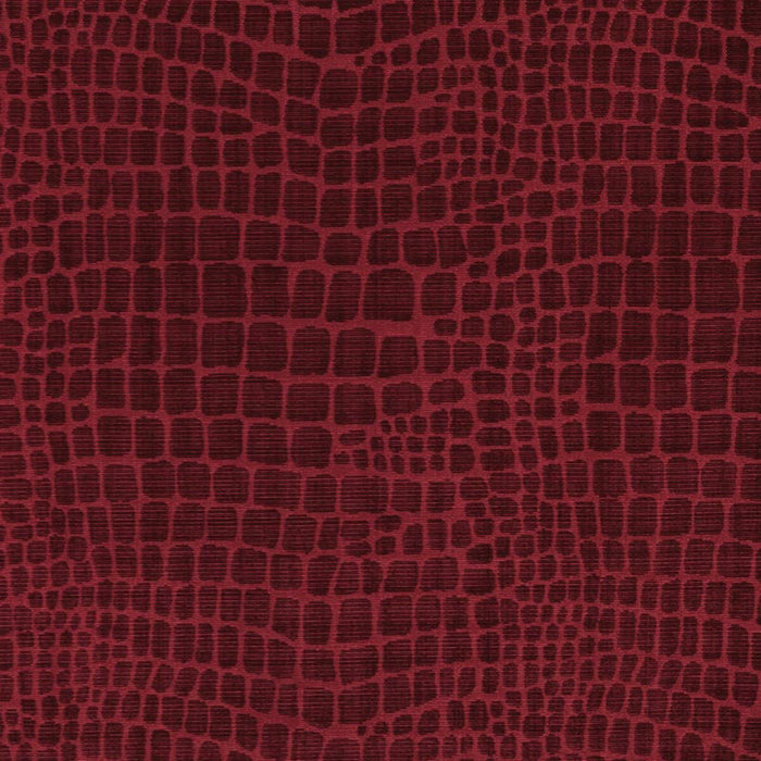 Brunschwig & Fils Croc Velvet Garnet Fabric Sample 8023140.19.0