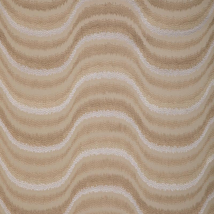 Brunschwig & Fils Du Son Emb Beige Fabric Sample 8023141.1614.0