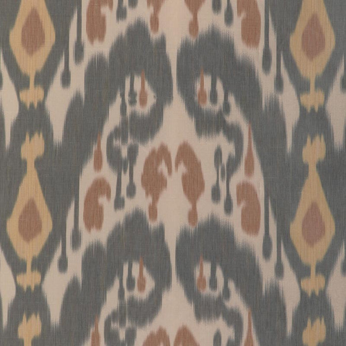 Brunschwig & Fils Bukara Warp Print Ebony Fabric Sample 8023146.84.0