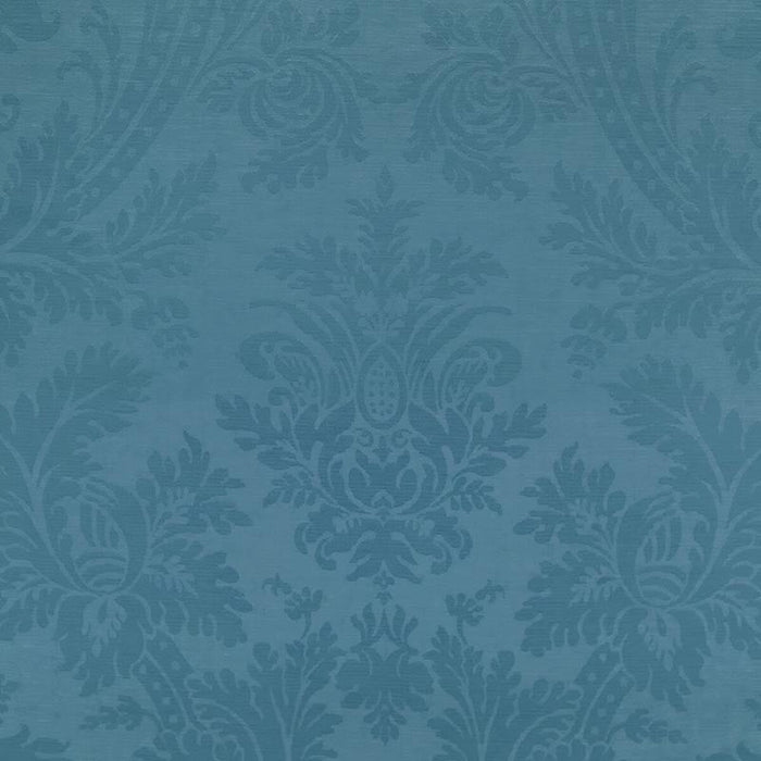 Brunschwig & Fils Arnaud Damask Blue Fabric Sample 8023150.5.0