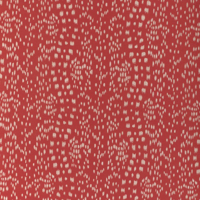 Brunschwig & Fils Les Touches Reverse Red Fabric Sample 8024103.19.0