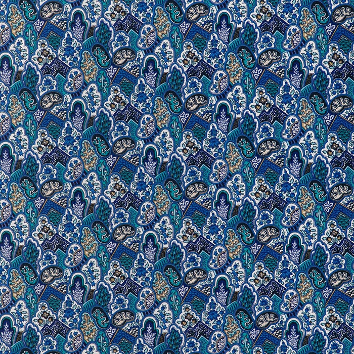 Brunschwig & Fils Villandry Print Azure Fabric 8024108.513.0