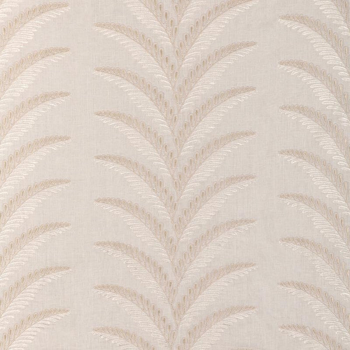 Brunschwig & Fils Fougere Emb Cream Fabric Sample 8024109.16.0