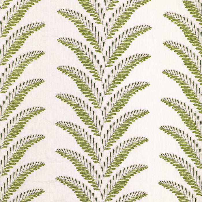 Brunschwig & Fils Fougere Emb Leaf Fabric Sample 8024109.31.0