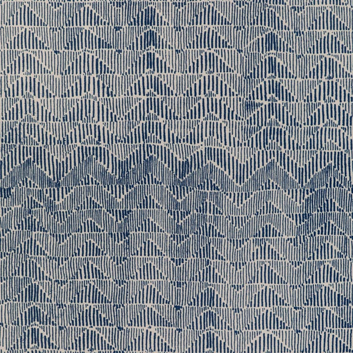 Brunschwig & Fils Les Cigales Print Indigo Fabric Sample 8024112.50.0