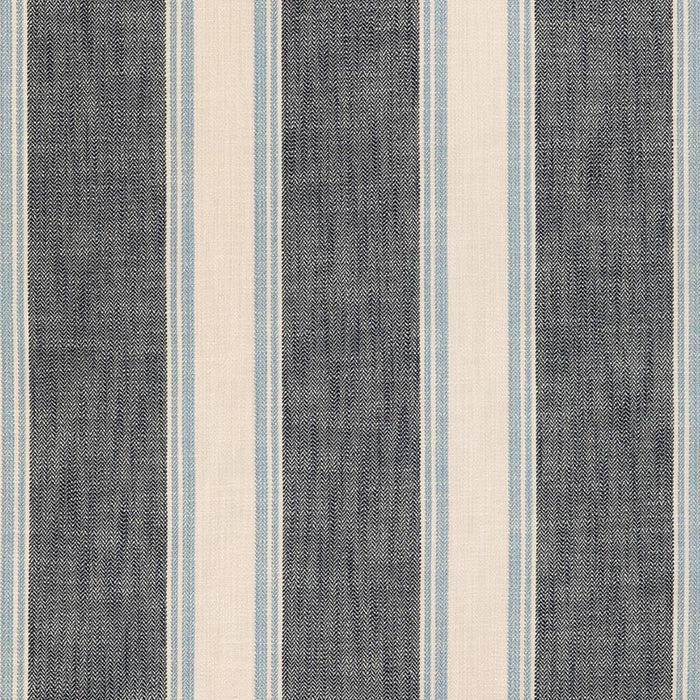 Brunschwig & Fils La Riviera Stripe Blue Fabric 8024120.55.0