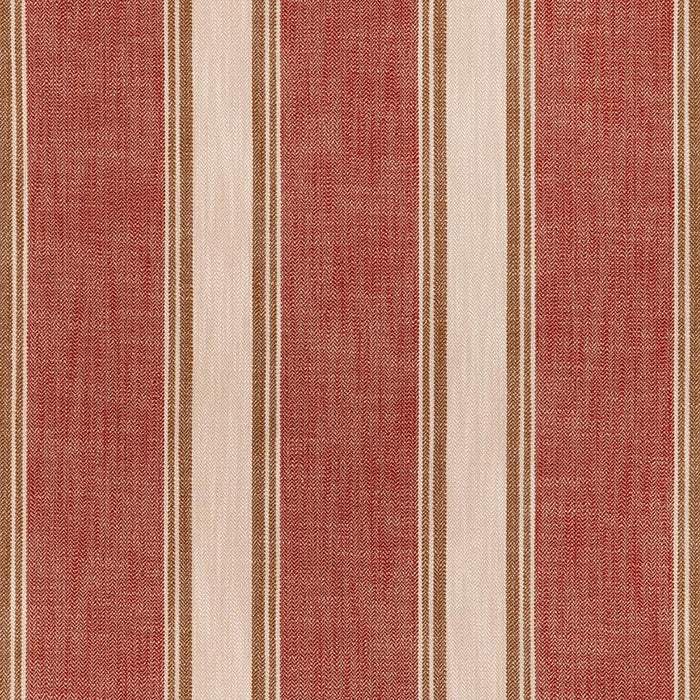 Brunschwig & Fils La Riviera Stripe Spice Fabric Sample 8024120.924.0