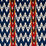 Schumacher Samar Ikat Velvet Blue Fabric Sample 80242