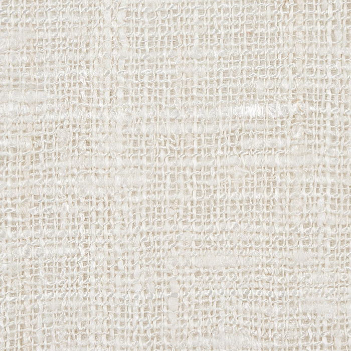 Schumacher Rustic Silk Matka Ivory Fabric Sample 80260