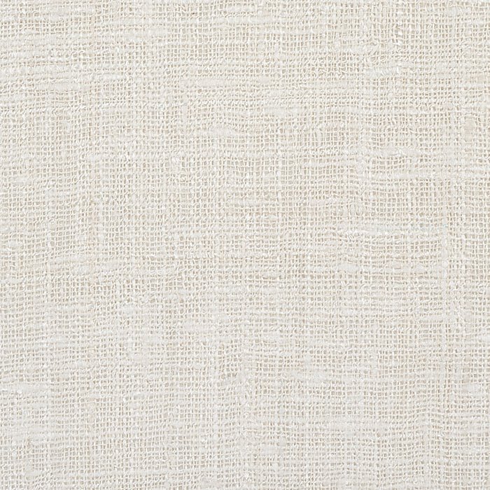 Schumacher Rustic Silk Matka Ivory Fabric Sample 80260