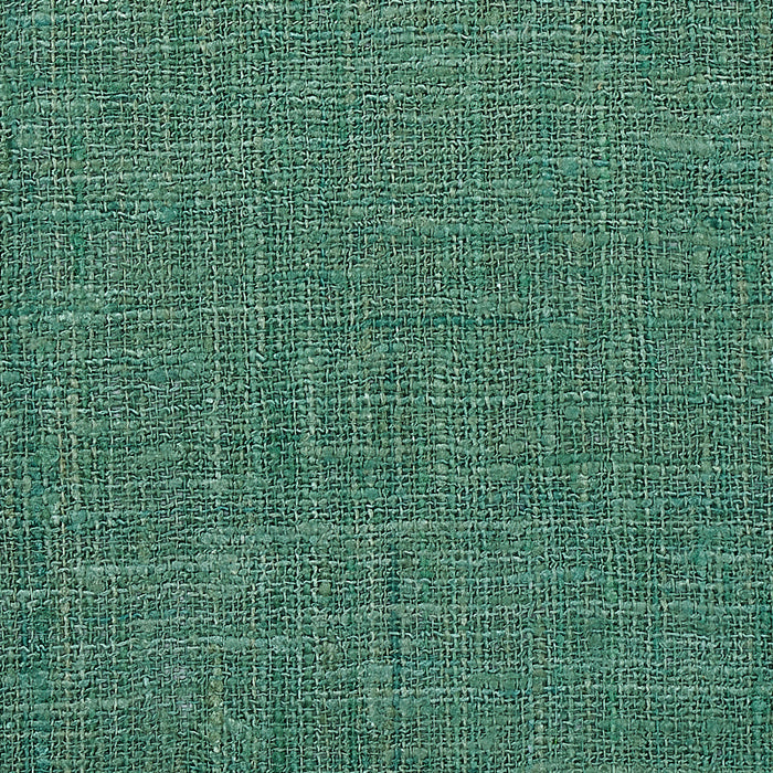 Schumacher Rustic Silk Matka Sea Glass Fabric Sample 80261