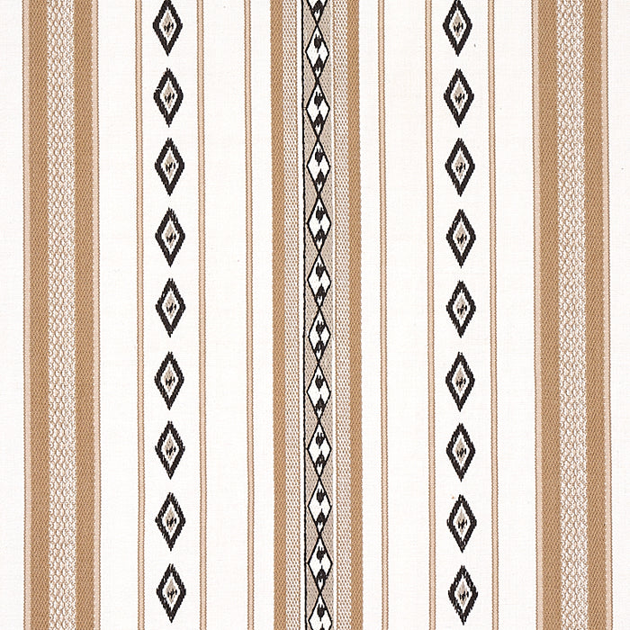 Schumacher Dakota Stripe Neutral Fabric 80270