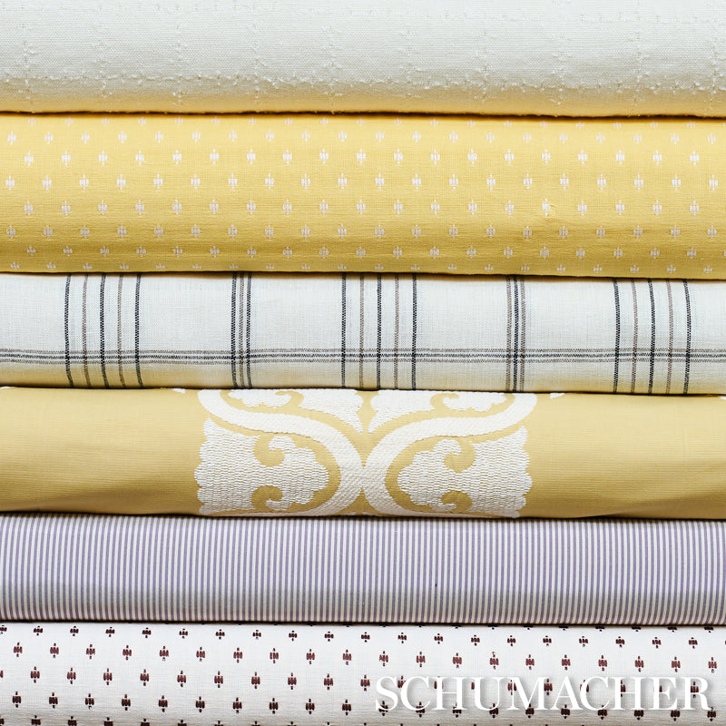 Schumacher Siljan Yellow Fabric 80312