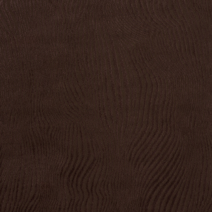 Schumacher Gunta Cut Velvet Espresso Fabric 80363