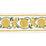 Schumacher Saranda Flower Embroidery Tape Marigold Trim 80391