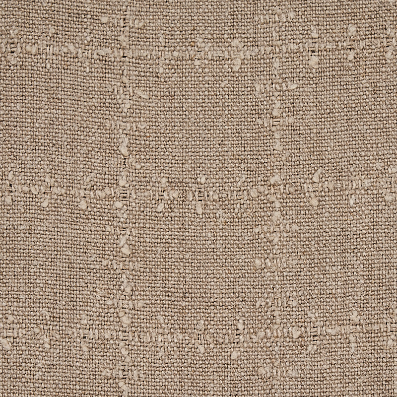 Schumacher Elin Check Linen Fabric Sample 80411