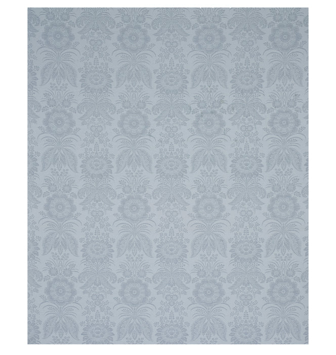 Schumacher Greta Damask Blue Fabric 80420