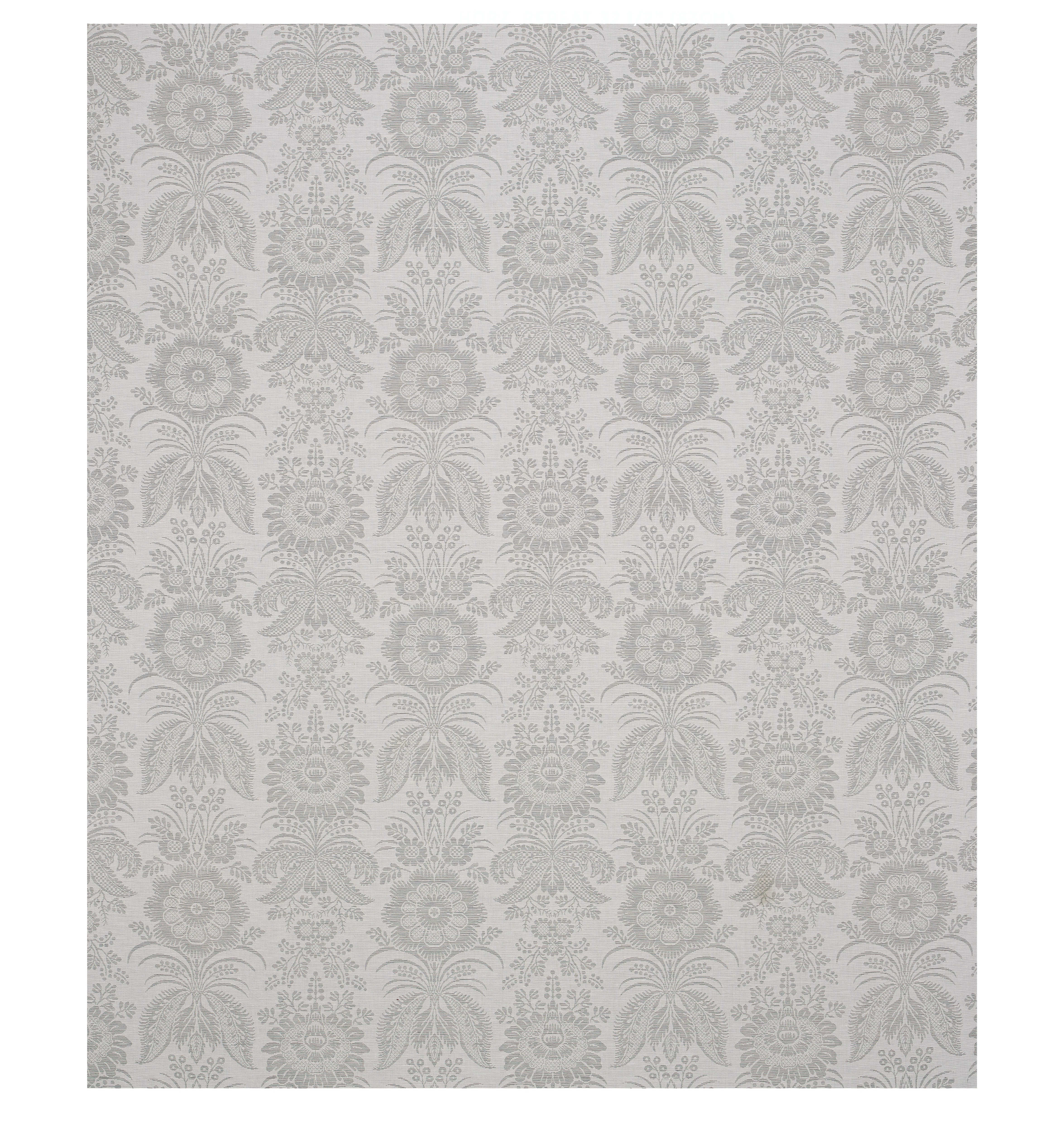 Schumacher Greta Damask Grey Fabric 80421